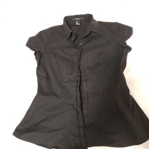 Black Forever 21 blouse.